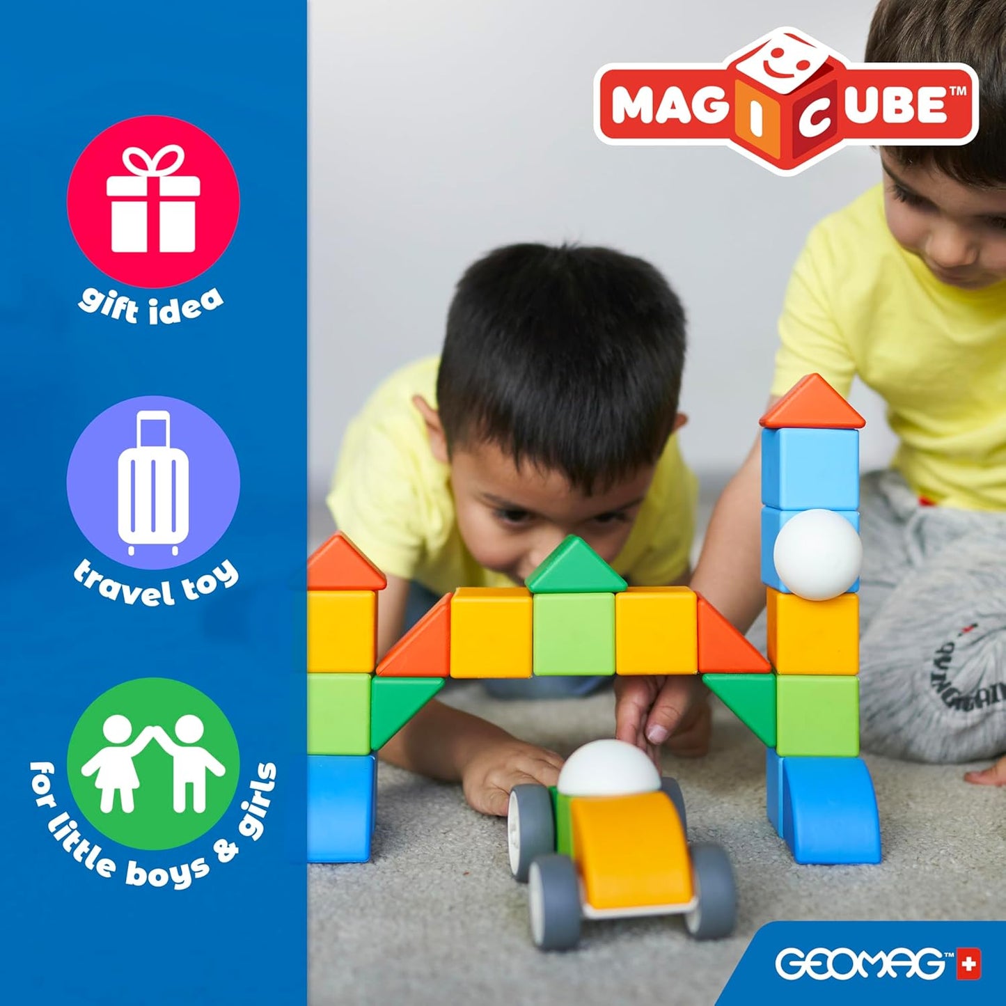 Montessori magic cubes - magnetic building blocks