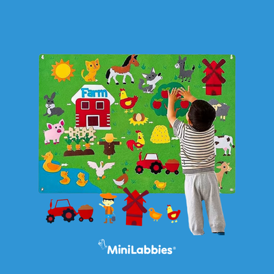 The Minifarm - felt farm board