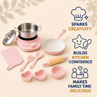Minicook - Kid safe cookware set