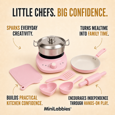Minicook - Kid safe cookware set